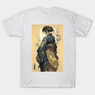 Sapphire Blue Kimono T-Shirt